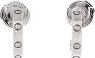 Pre-Owned Cartier Love Hoop Earrings 18K White Gold Small