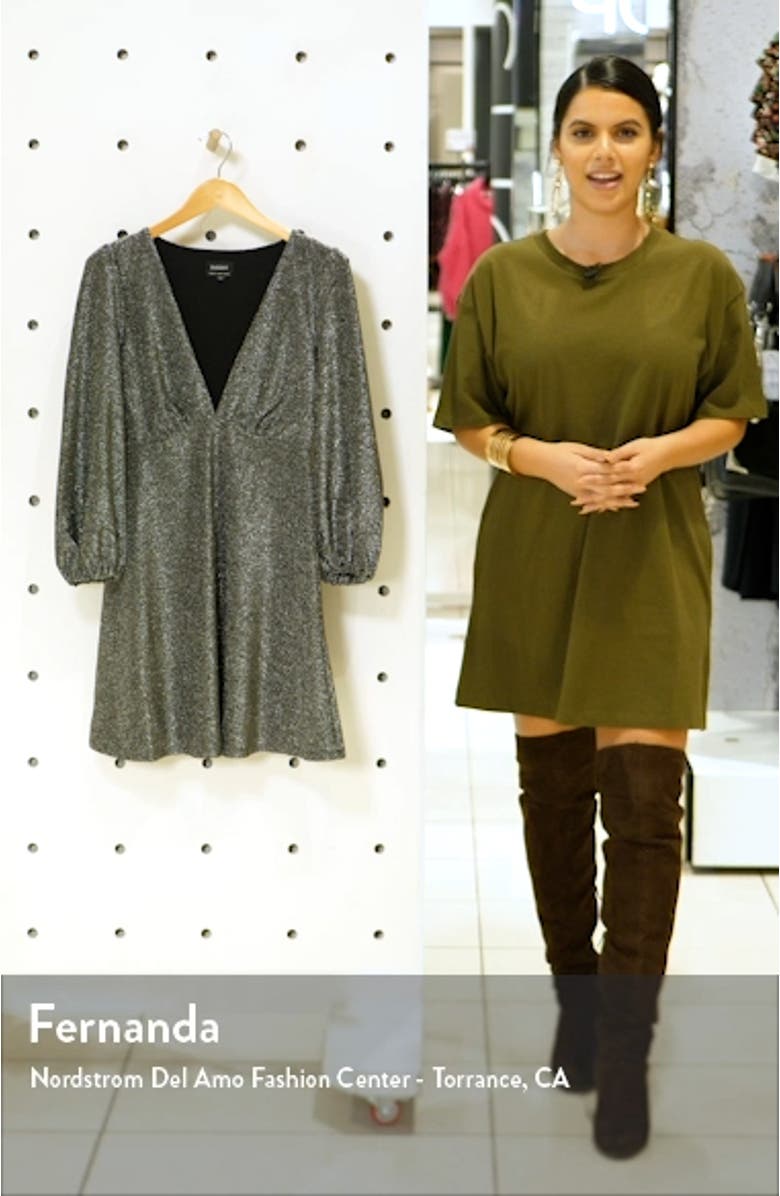 Marlena Long Sleeve Babydoll Dress, sales video thumbnail