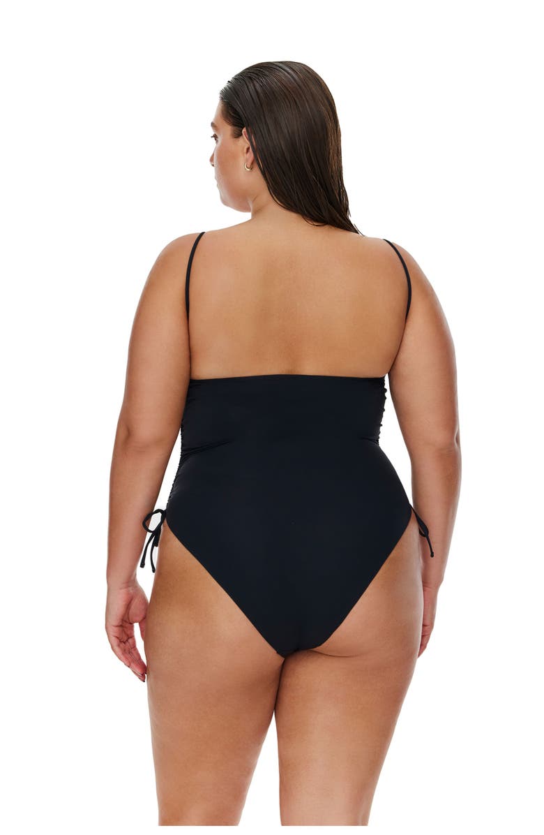Flirtt Gottex Midnight Adjustable One Piece, Alternate, color, Black