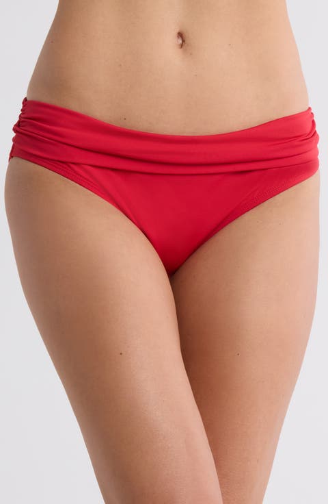 Foldover Hipster Bikini Bottoms