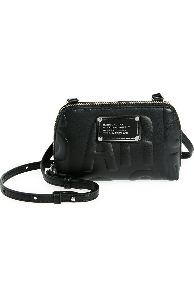 Marc Jacobs Small Embossed Crossbody Pouch, Main, color,