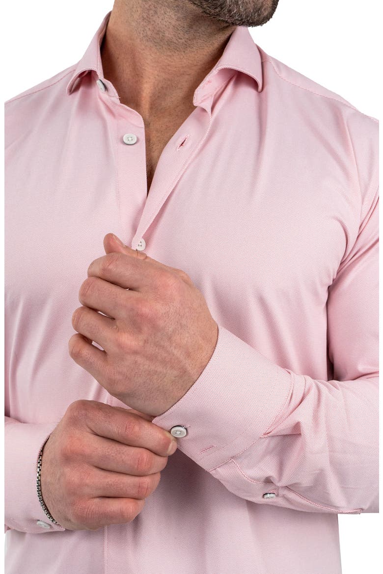 Einstein Stretchblotter Red Button-Up Shirt, Alternate, color, RED