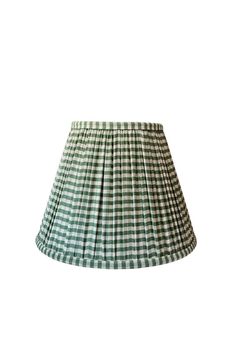 KD Weave Gingham Empire Shade, Alternate, color, Olive
