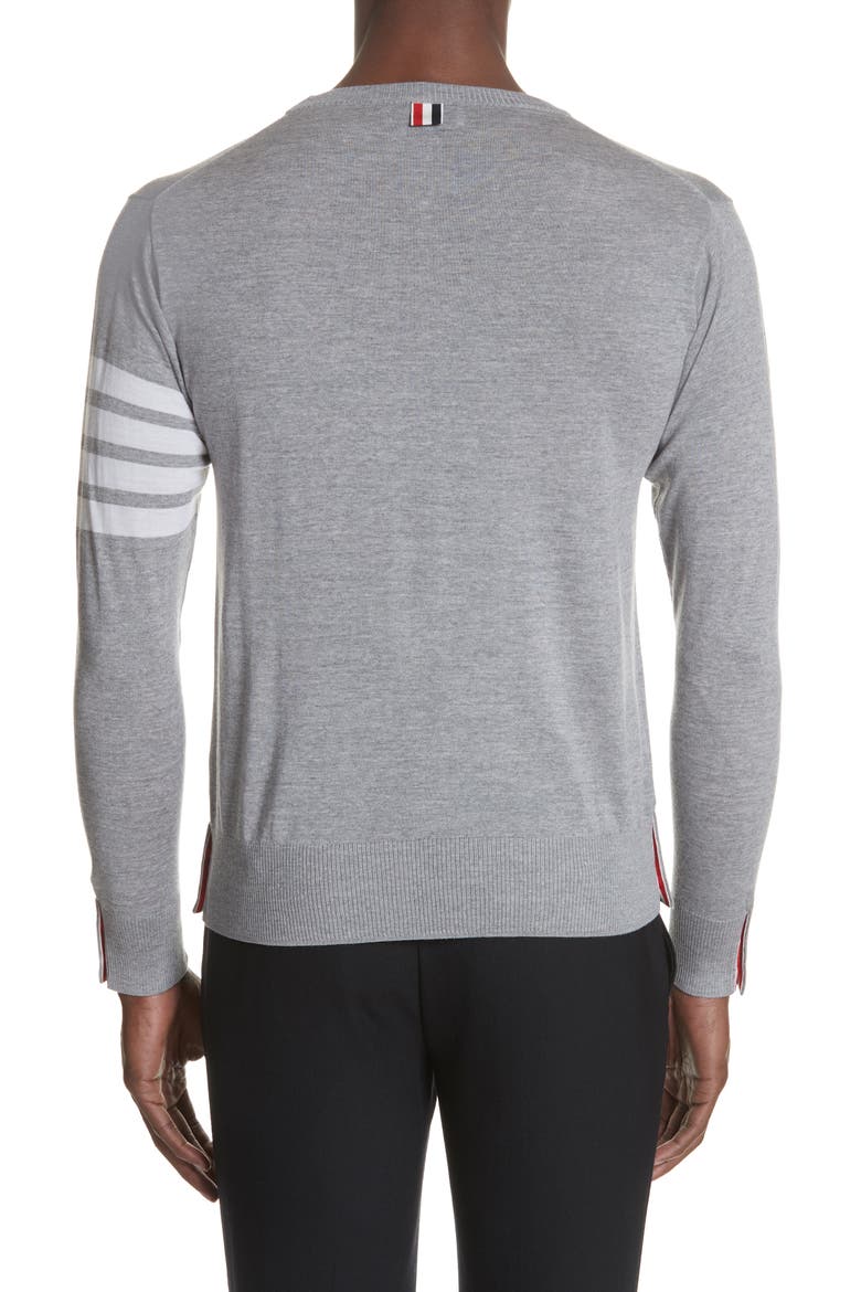 Merino Wool Pullover, Alternate, color, LIGHT GREY