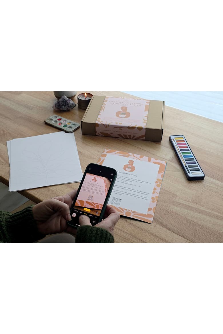 Creative Reawakening Meditative Art Kit, Alternate, color, Peach