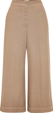Maison Common Cropped Wide Legged Pants
