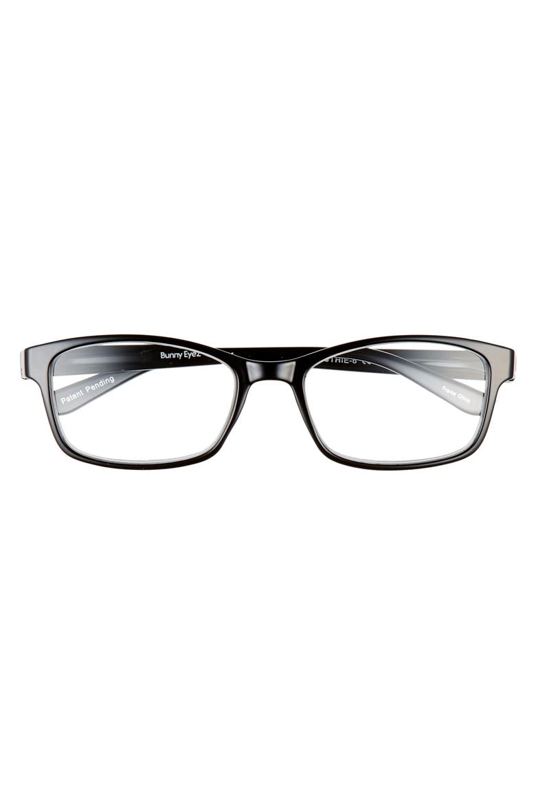The Ruthie 53mm Reading Glasses, Alternate, color, TRUE BLACK
