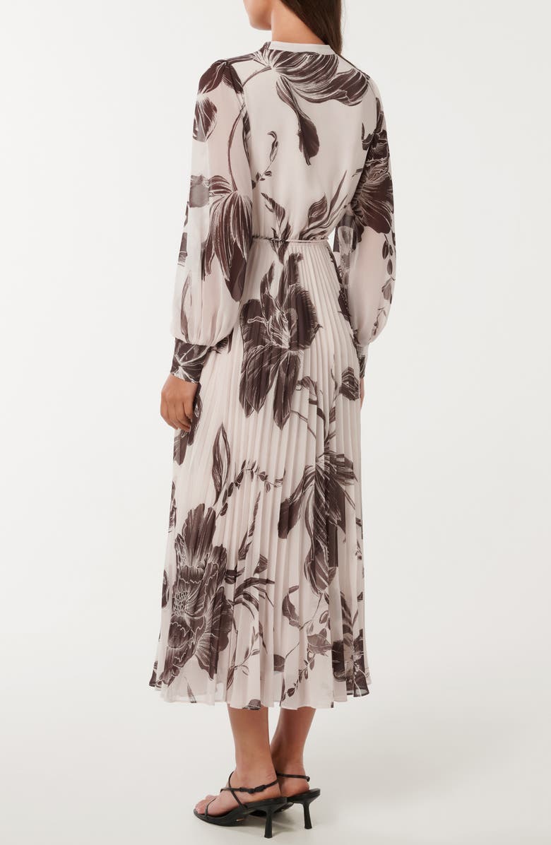 Ever New Saskia Long Sleeve Faux Wrap Dress, Alternate, color, Lula Floral