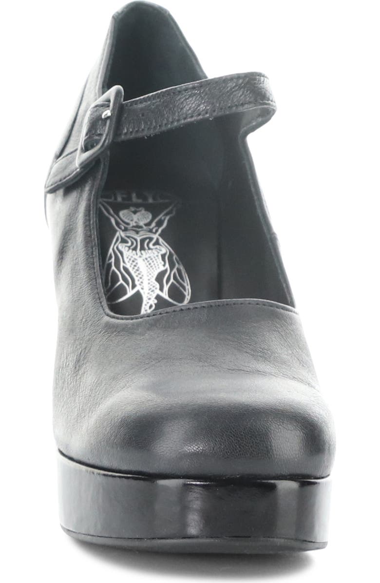 Fly London Eril Platform Pump, Alternate, color, Black/ Graphite