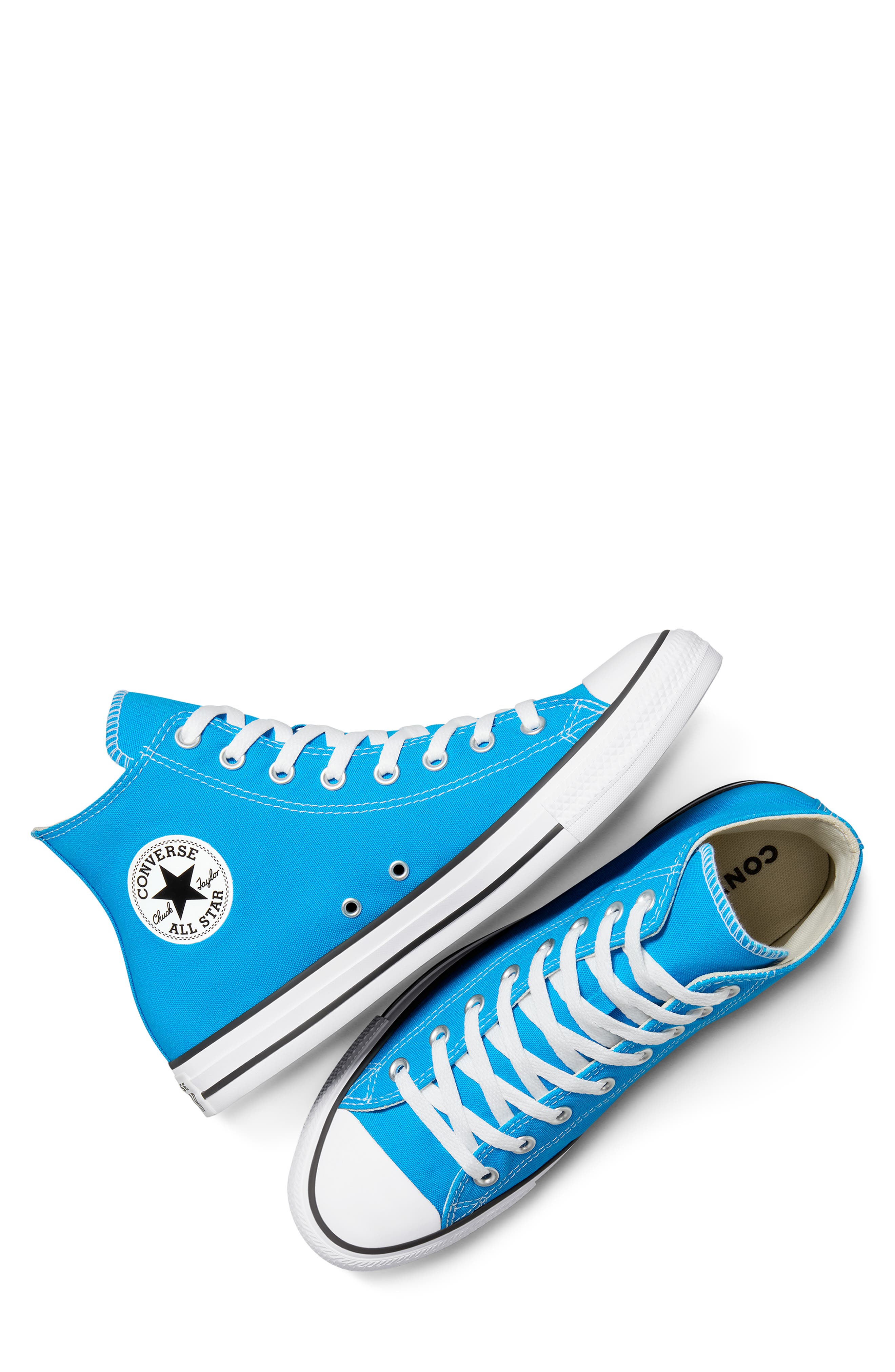 Converse Chuck Taylor<sup>®</sup> All Star<sup>®</sup> High Top Sneaker, Alternate, color, Crispy Cobalt