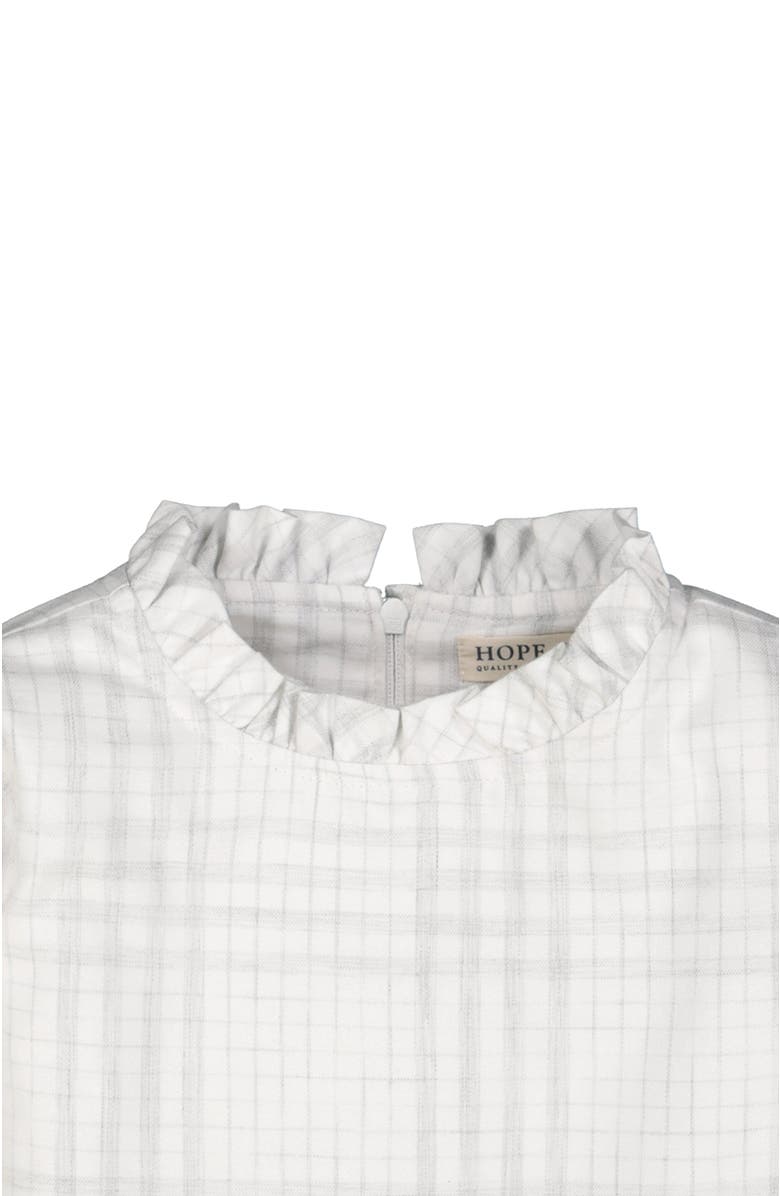 Hope & Henry Baby Girls' Ruffle Neck Empire Waist Dress, Infant, Alternate, color, 