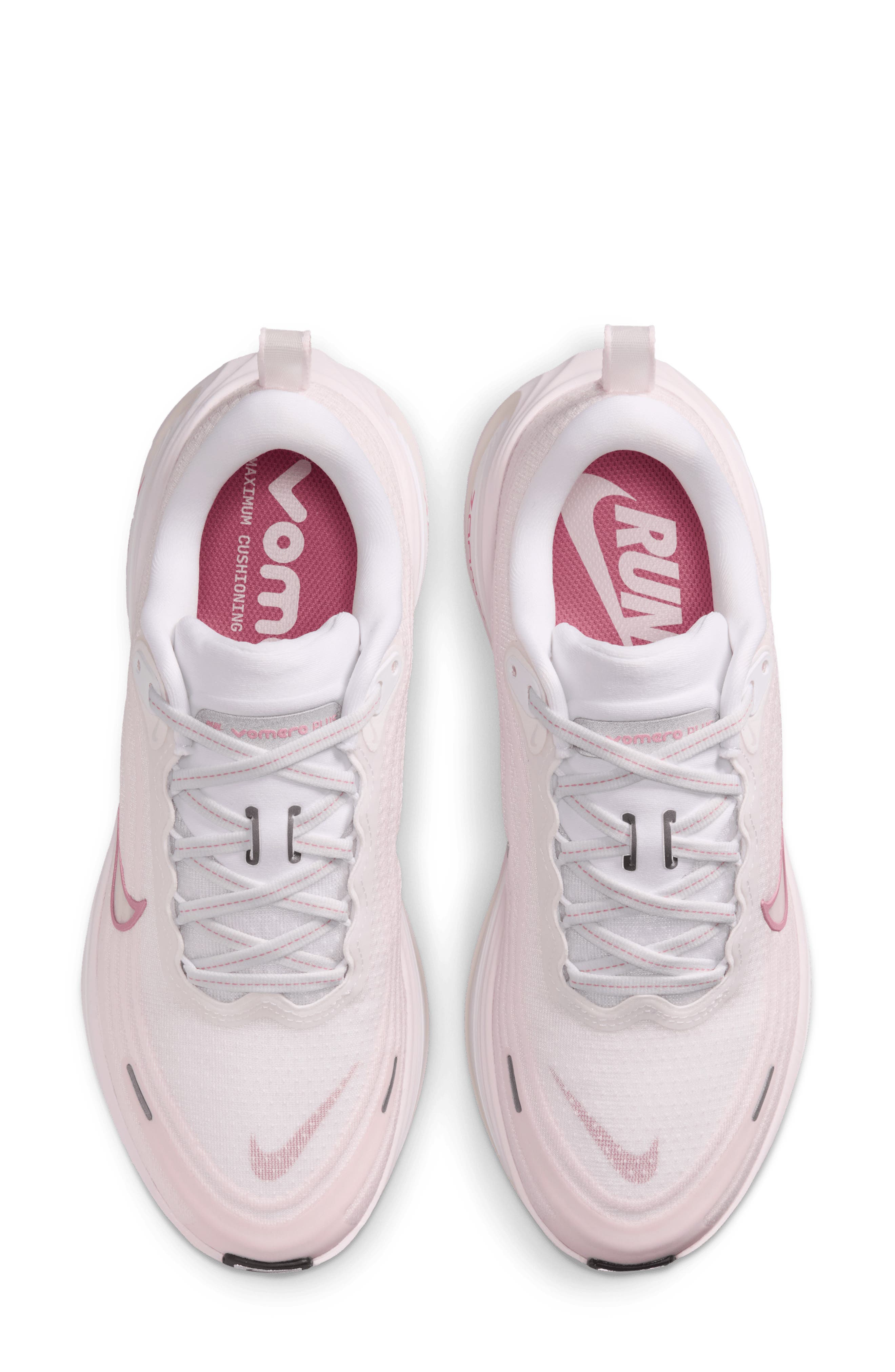 Nike Vomero Plus Running Shoe, Alternate, color, White/ Pearl Pink/ Phantom