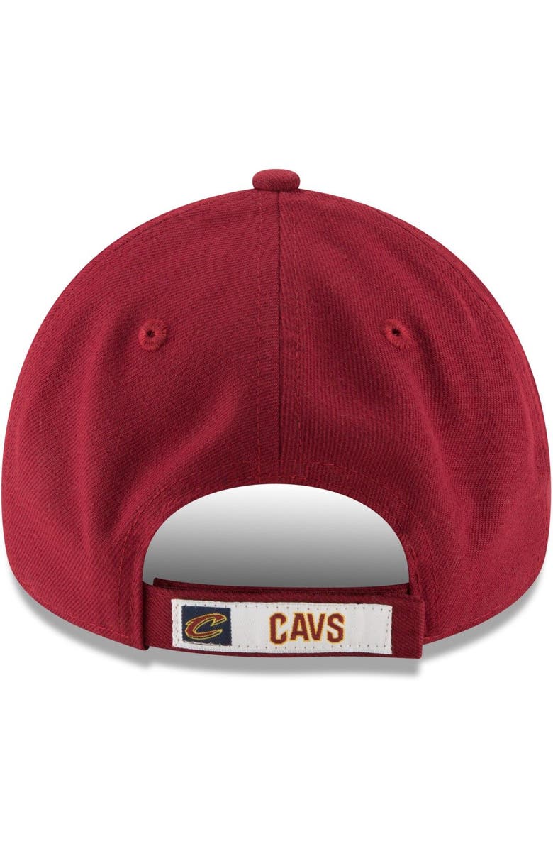 New Era Men's New Era Wine Cleveland Cavaliers Official The League 9FORTY Adjustable Hat, Alternate, color, 