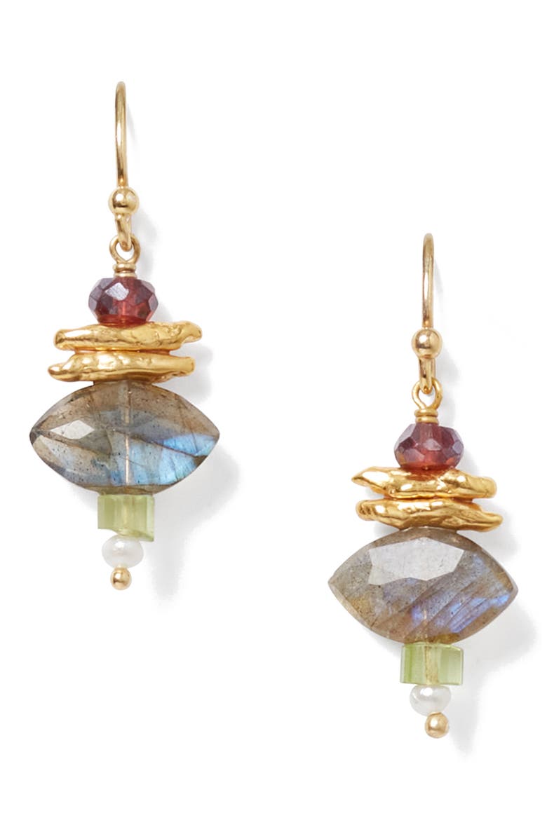 Lisbeth Drop Earrings, Main, color, MULTI MIX
