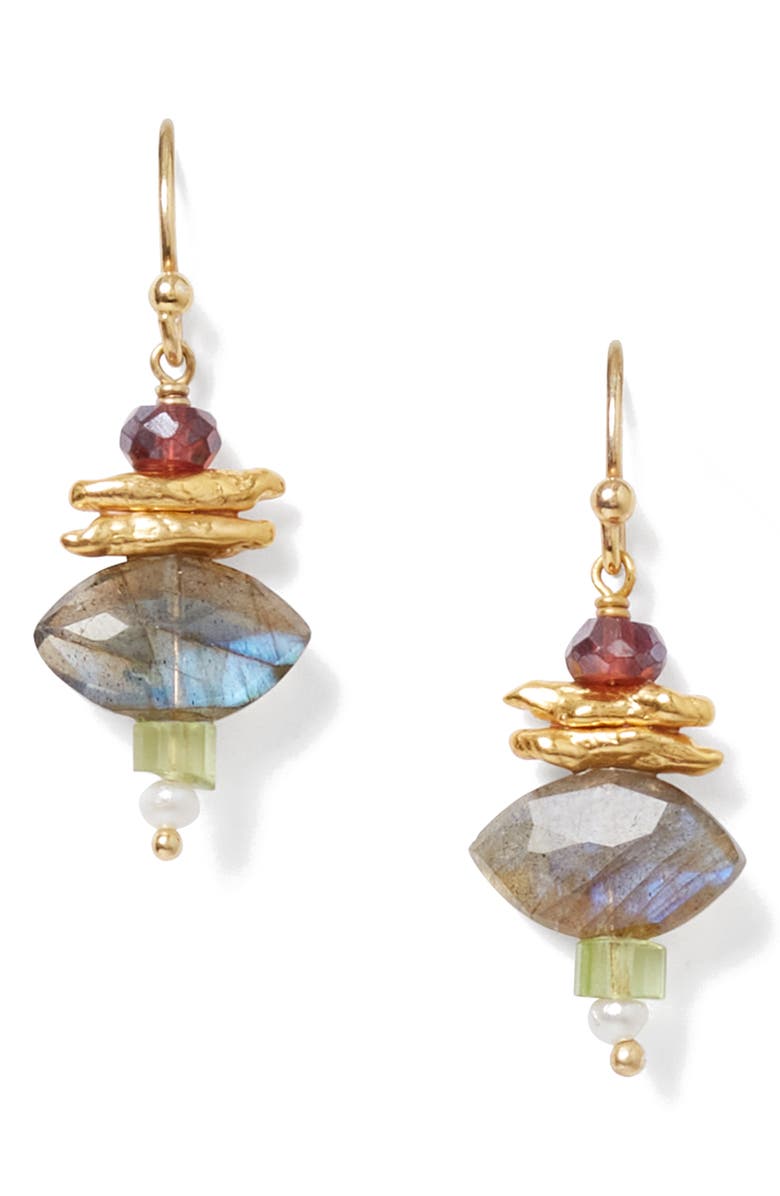 Chan Luu Lisbeth Drop Earrings, Main, color, Multi Mix