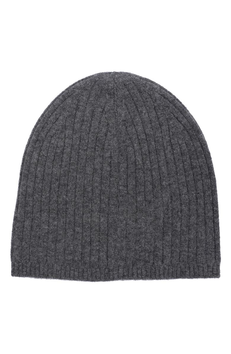 Lauren Ralph Lauren Signature Cashmere Beanie, Alternate, color, Grey Onyx