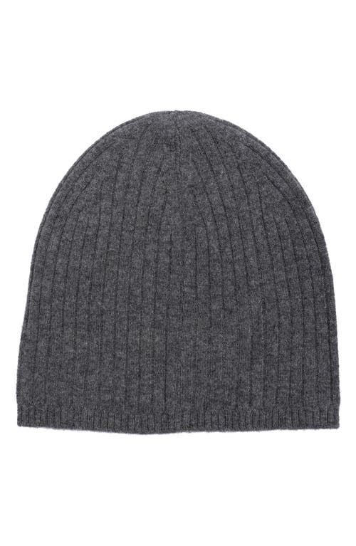 Ralph Lauren Lauren Signature Cashmere Beanie In Gray