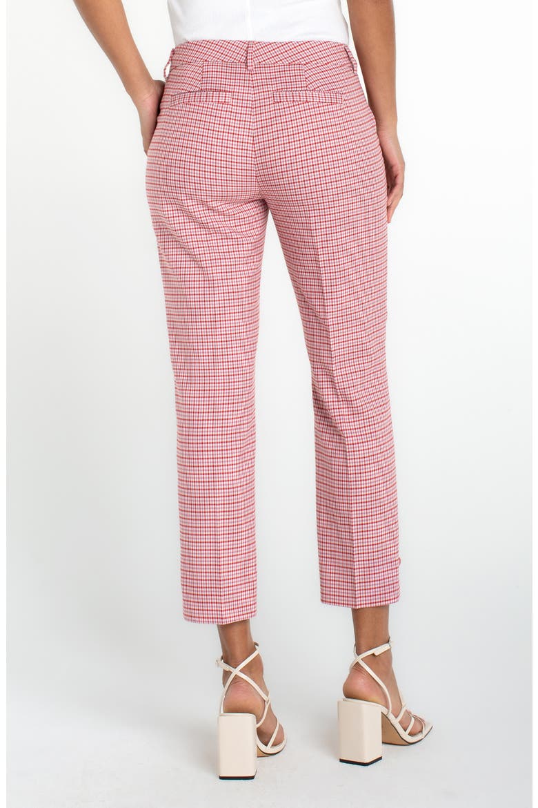 Kelsey Plaid Tapered Pants, Alternate, color, CHRYRED TATT PL