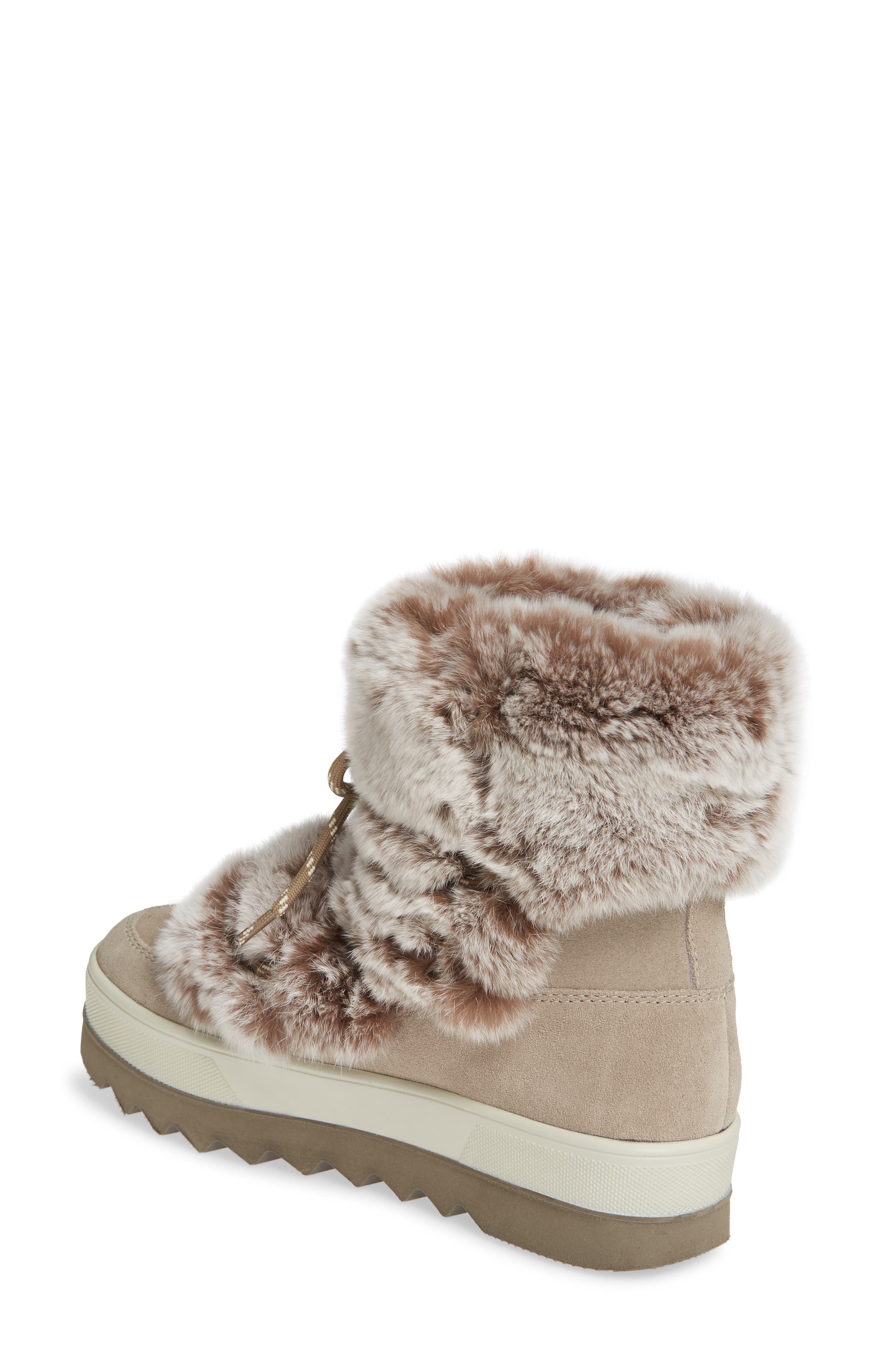 Cougar Vivian Limited Edition Genuine Rabbit Fur Boot, Alternate, color, 