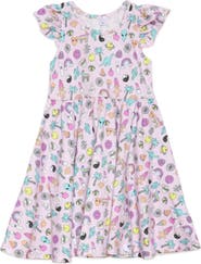 WORTHY THREADS Girls Racer Back Dress