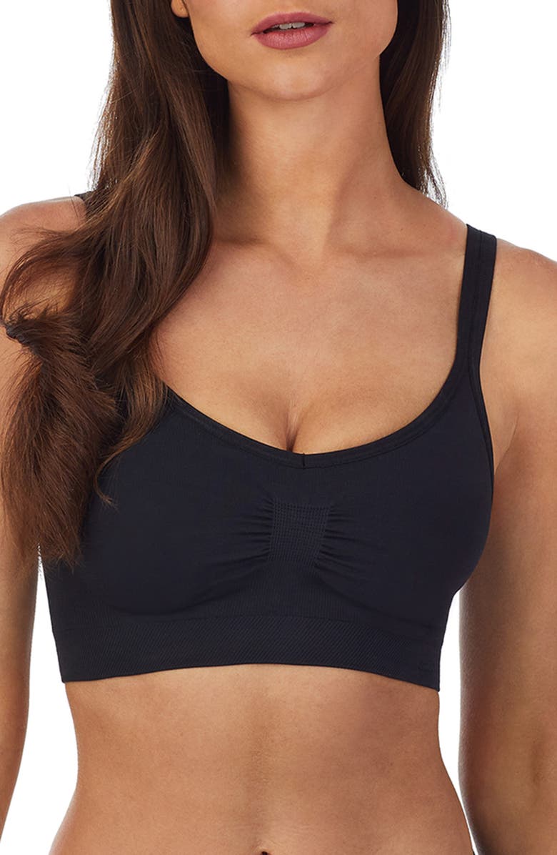 Le Mystère Seamless Comfort Bralette, Main, color, Black