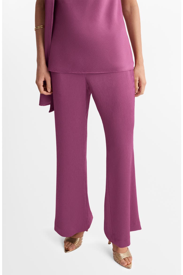 Straight Leg Satin Pants, Main, color, LIGHT/ PASTEL PURPLE