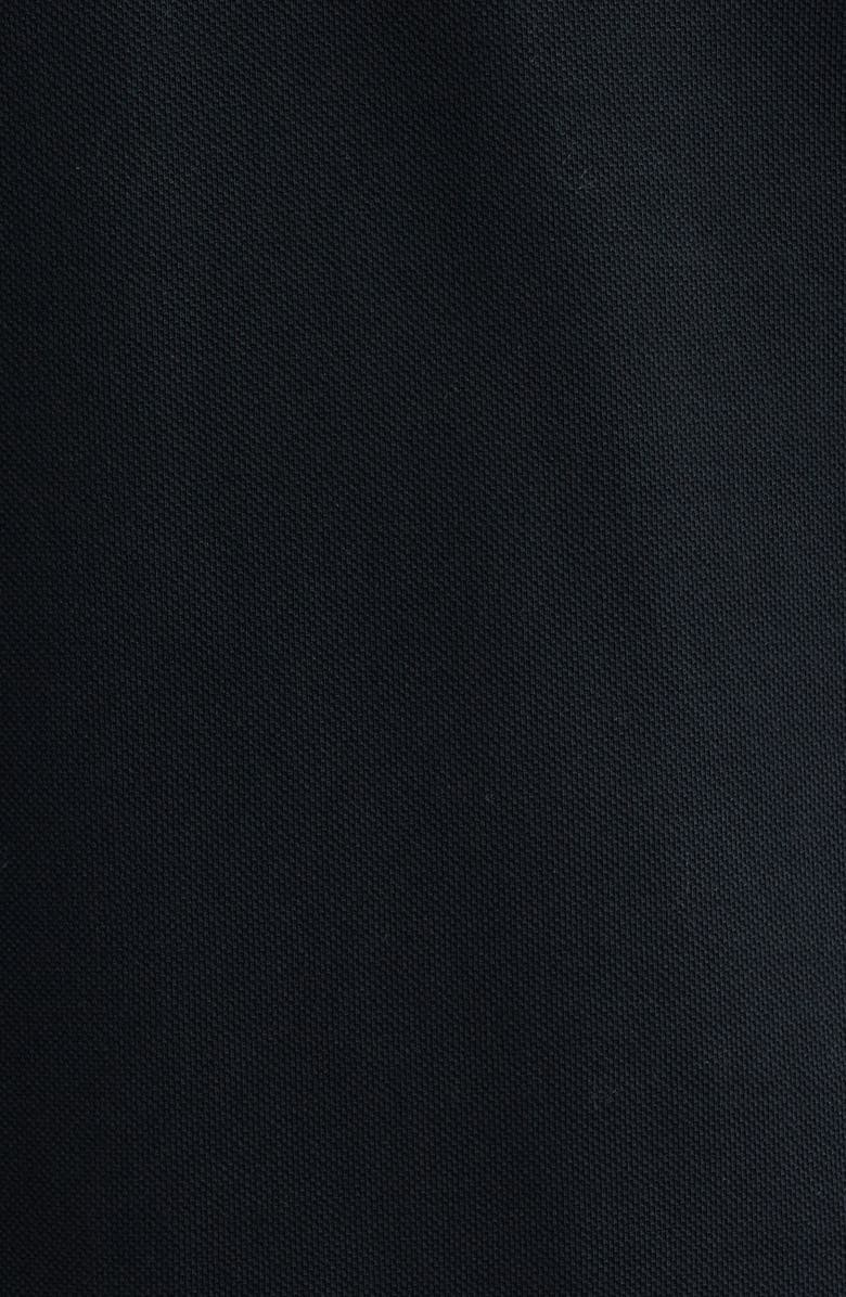 Fred Perry Blackwatch Tartan Collar Cotton Piqué Polo, Alternate, color, Black