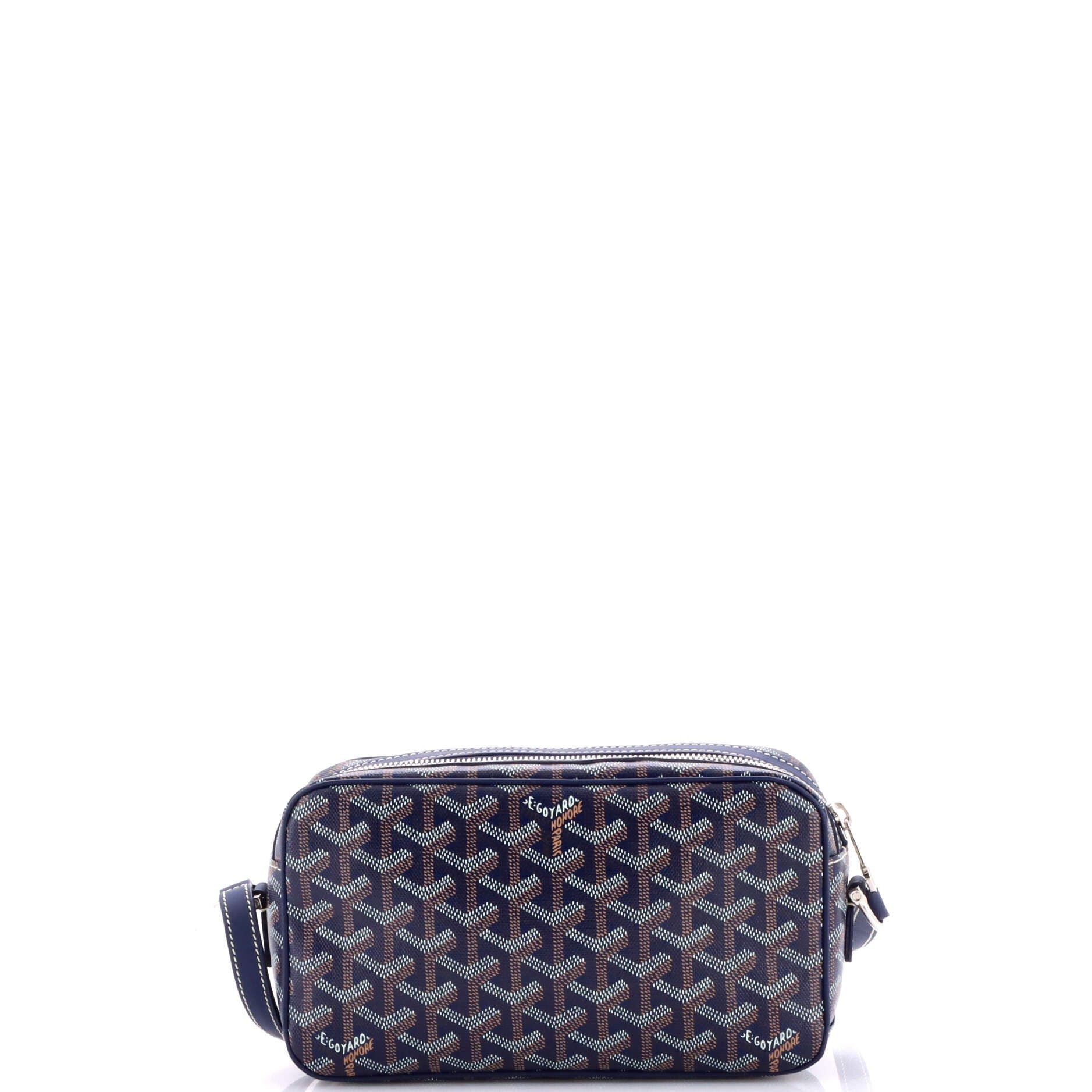 Pre-Owned Goyard Cap Vert Bag Coated Canvas, Alternate, color, Blue