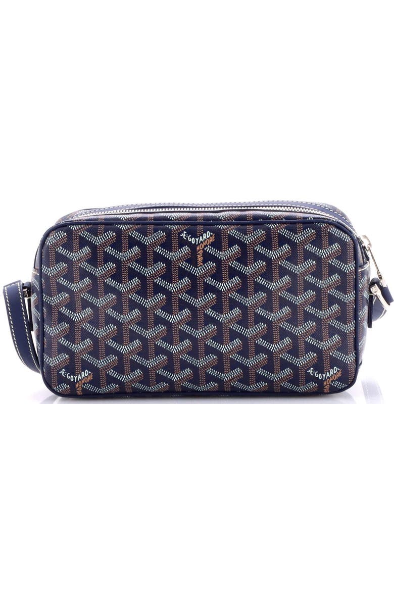 Pre-Owned Goyard Cap Vert Bag Coated Canvas, Alternate, color, Blue