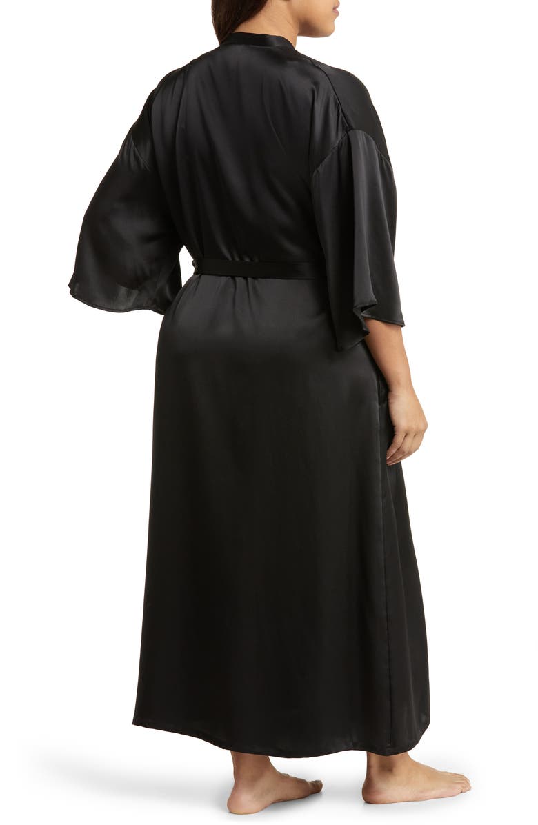 Nordstrom Washable Silk Longline Robe, Alternate, color, 