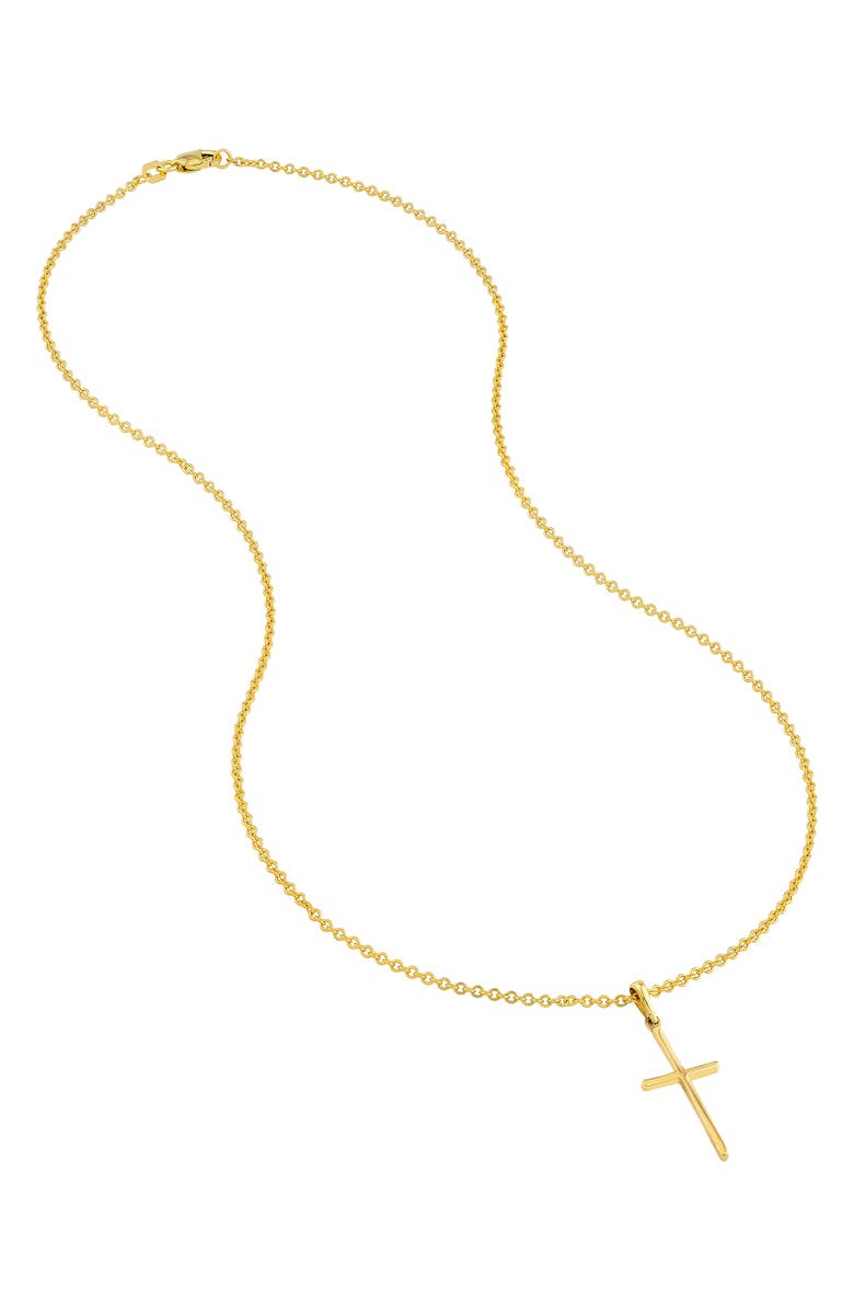 HAWLEY ST Smooth Cross Charm Pendant, Alternate, color, 