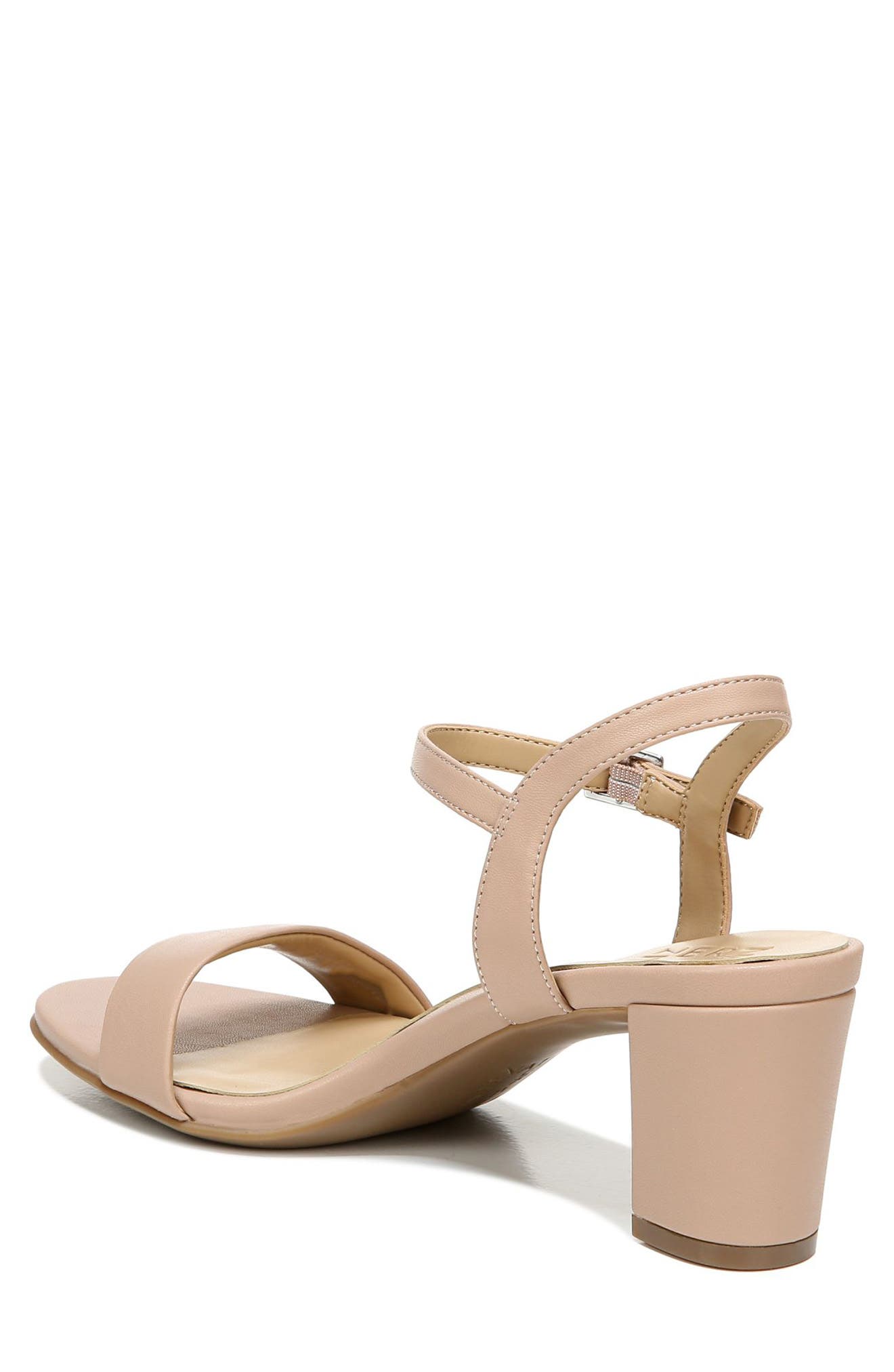 Bristol Block Heel Sandal - Wide Width Available, Alternate, color, CREME BRULEE