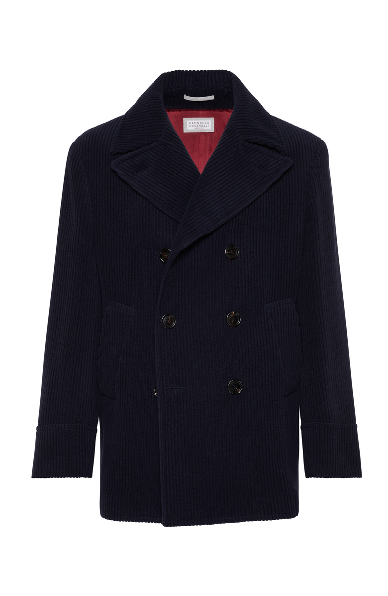 Brunello Cucinelli Corduroy Caban jacket, Main, color, 