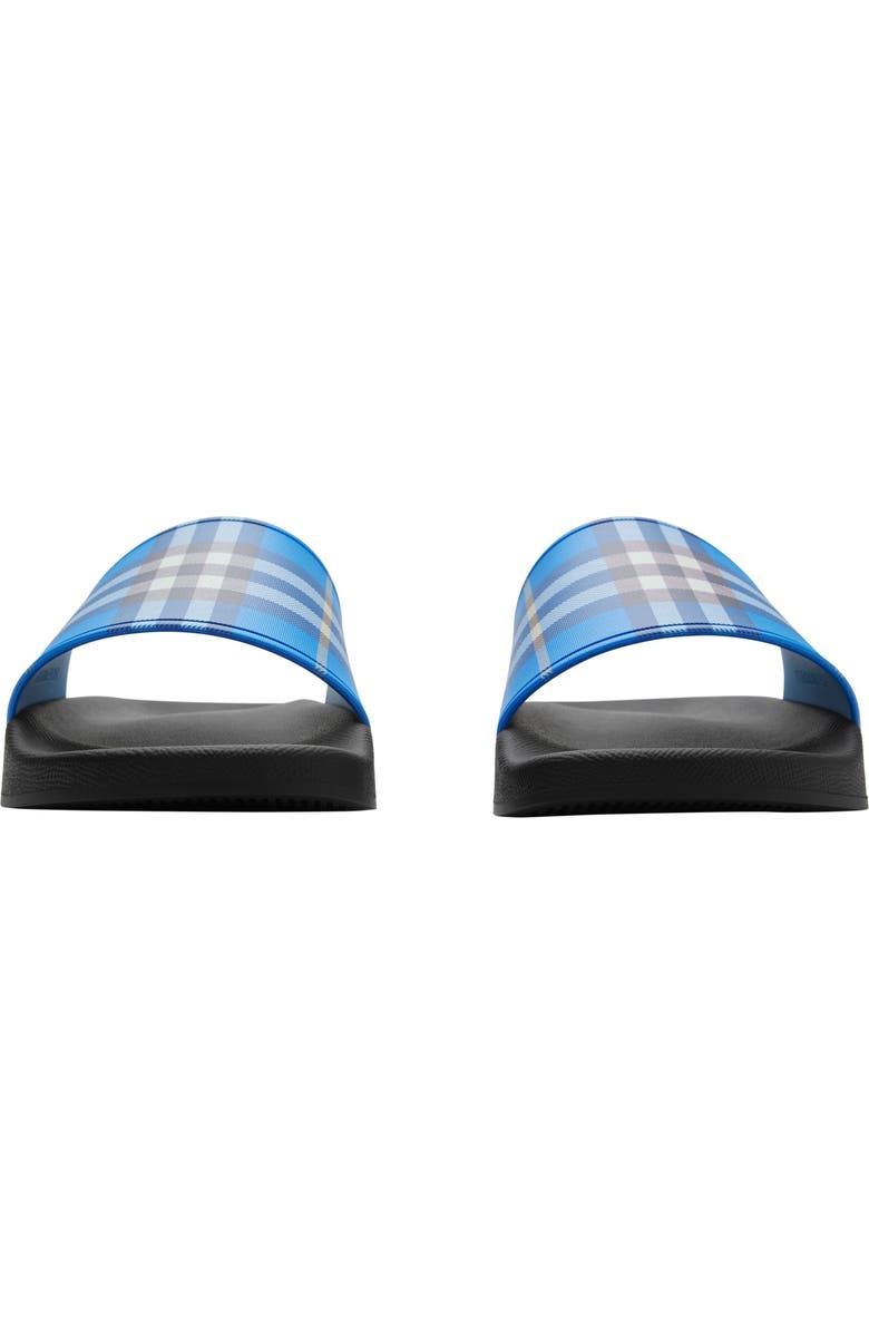 Burberry Check Sport Slide, Alternate, color, Hyacinth