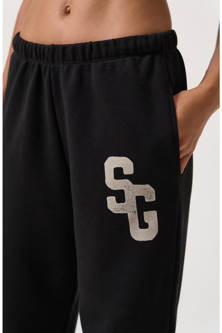 Eden Logo Sweatpants, Alternate, color, BLACK