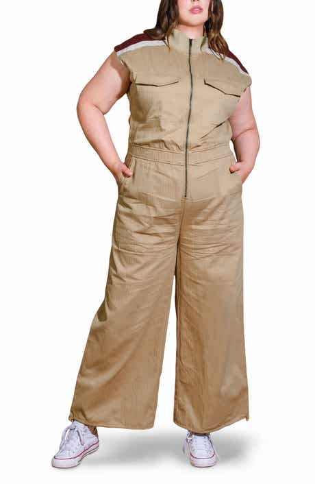 Cotton Wide Leg Jumpsuit