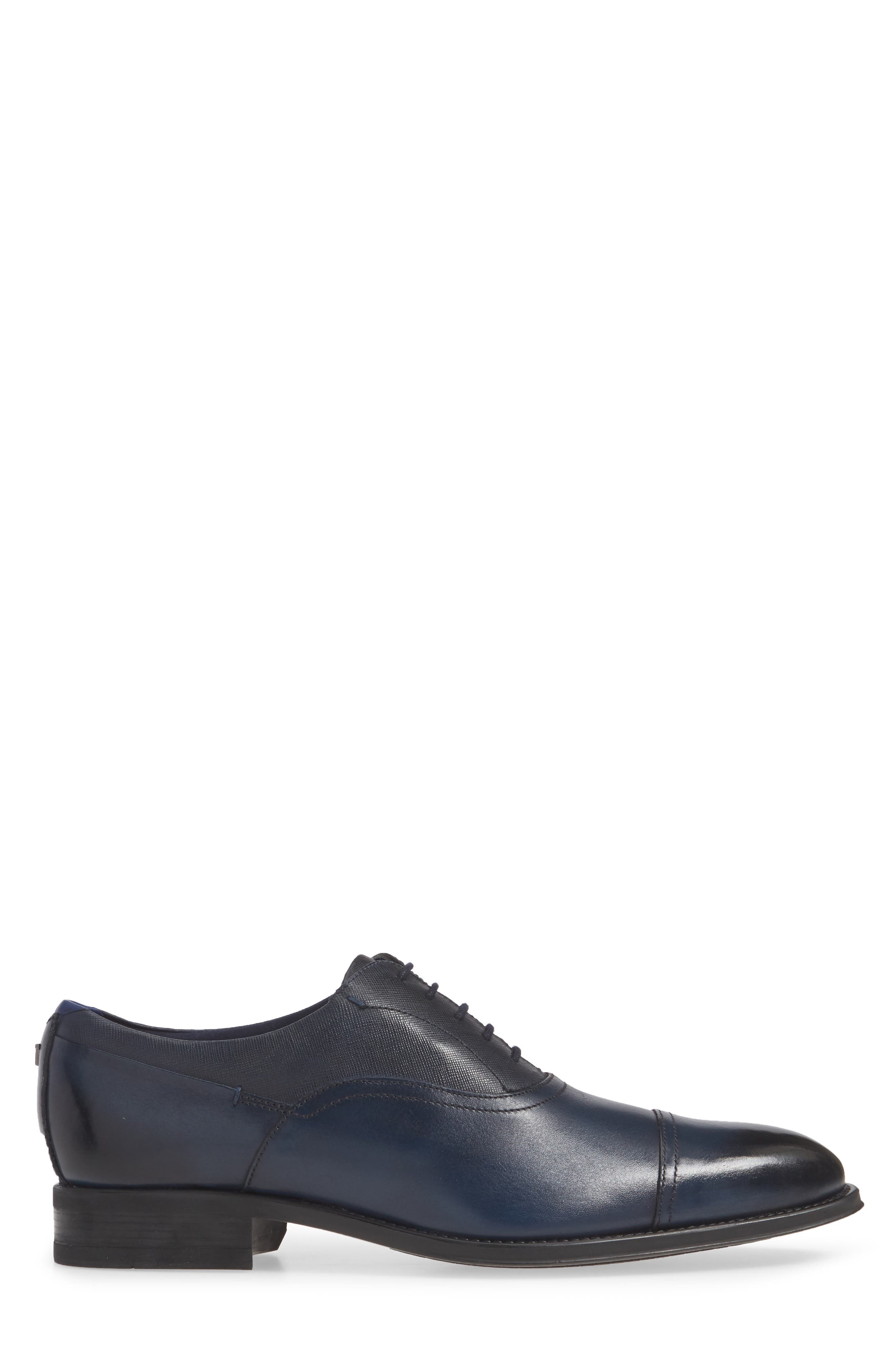Ted Baker London Sibits Leather Cap Toe Oxford, Alternate, color, 