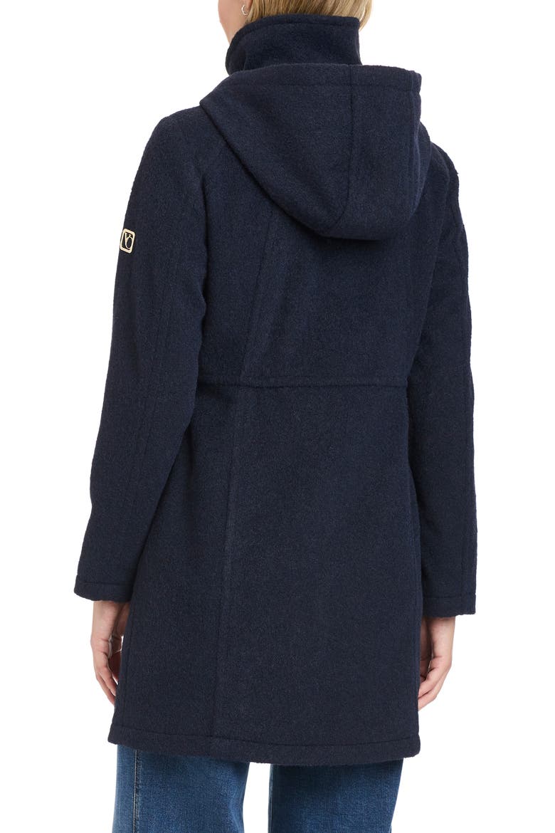 Walking Coat with Removable Hood, Alternate, color, NAVY
