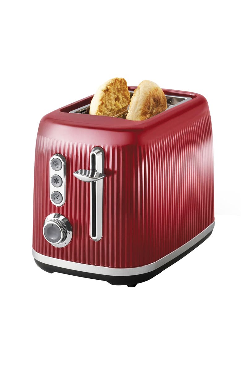 OSTER Retro 2 Slice Toaster with Extra Wide Slots, Main, color, Red