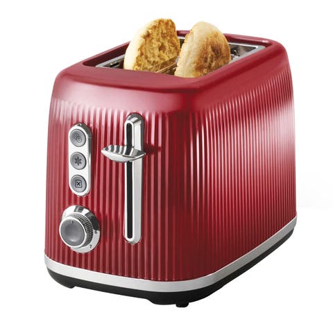 Retro 2 Slice Toaster with Extra Wide Slots