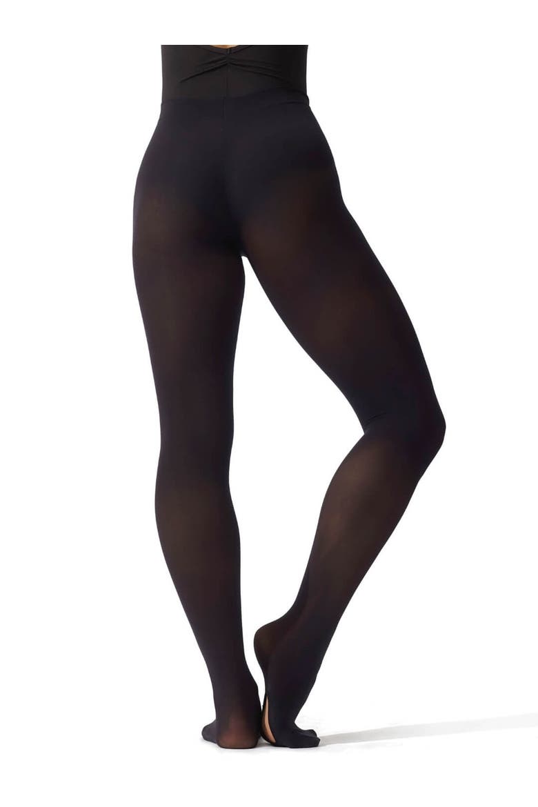 Ultra Soft Self Knit Waistband Transition Tight®, Alternate, color, black