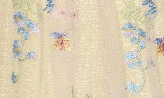 Iris & Ivy Embroidered Mesh Tiered Float Party Dress — фото 3