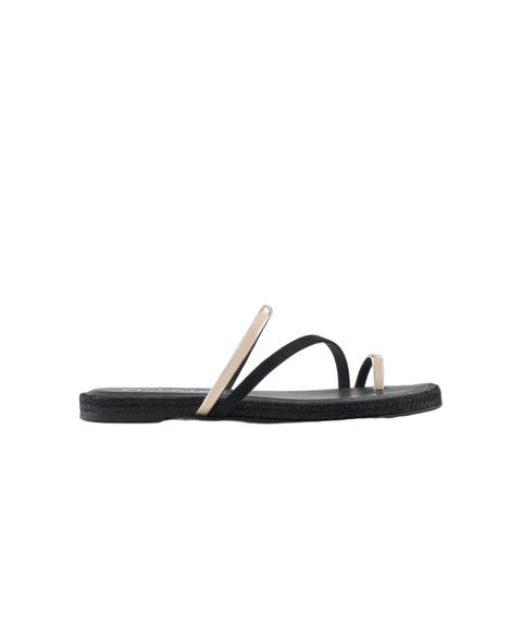 Miramar Suede Espadrille Sandal Flats