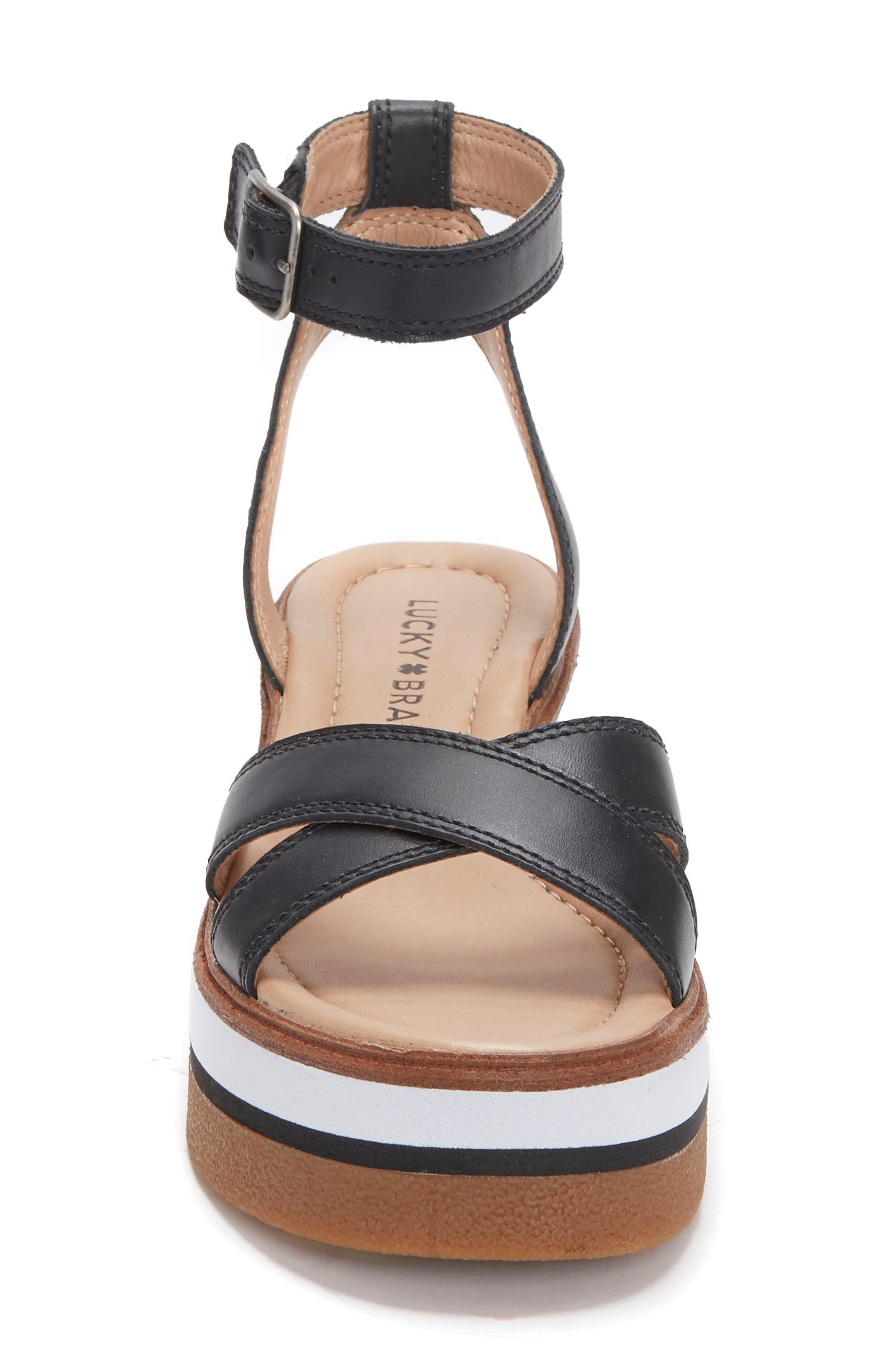 Lucky Brand Tarhi Wedge Sandal, Alternate, color, 