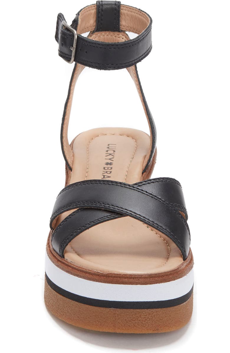 Lucky Brand Tarhi Wedge Sandal, Alternate, color,