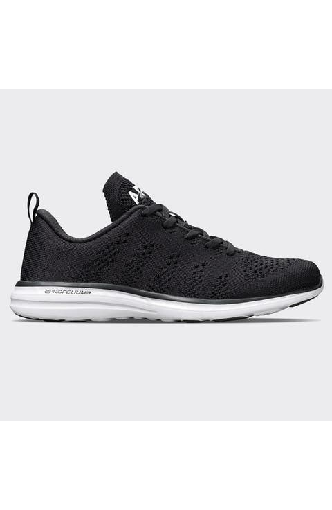Women's TechLoom Pro Black White Black Sneaker