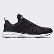 APL Women's TechLoom Pro Black White Black Sneaker