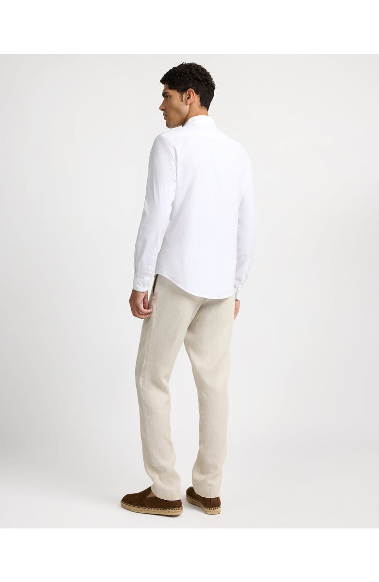 Onia Poplin Long Sleeve Button Down Shirt, Alternate, color, White