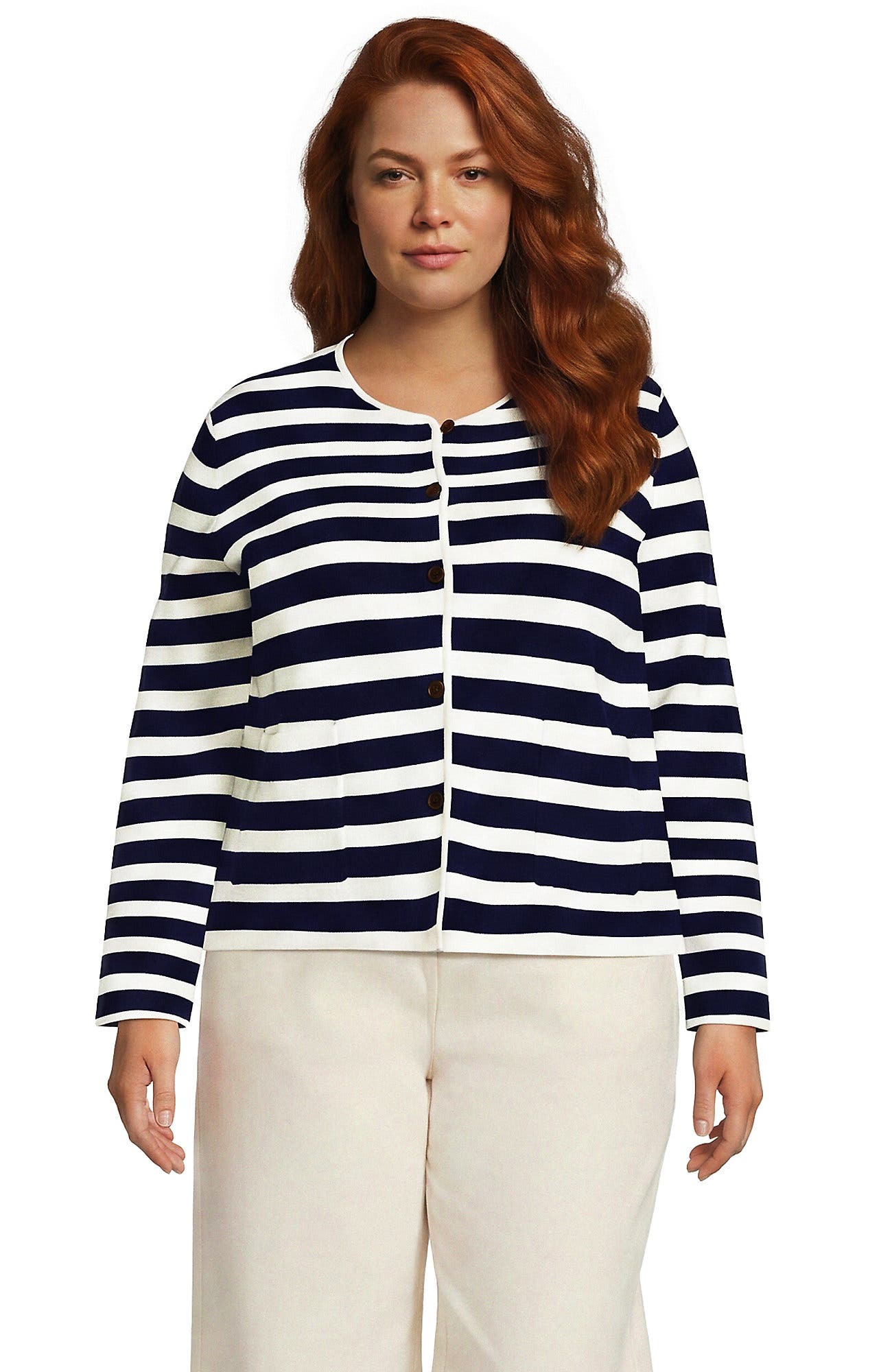 selected Deep Sea/Ivory Stripe