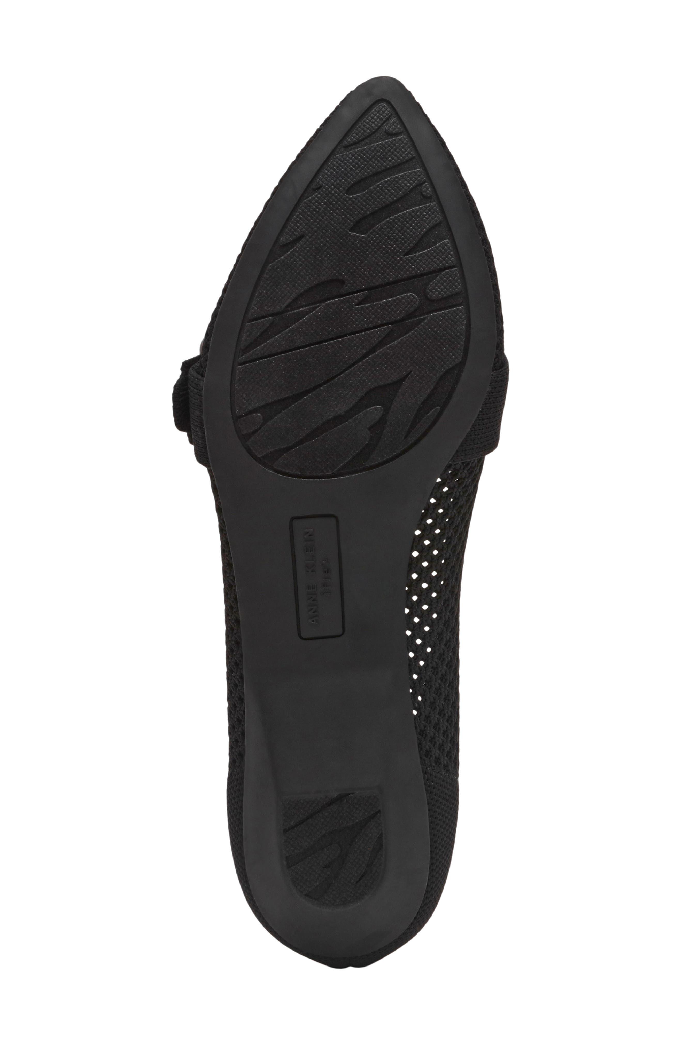 Anne Klein Oakland Pointed Toe Knit Flat, Alternate, color, 